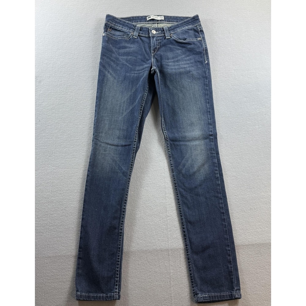 Levis Demi Curve Low Rise Skinny Jeans Womens 28 Blue Med Wash Stretch 28x30